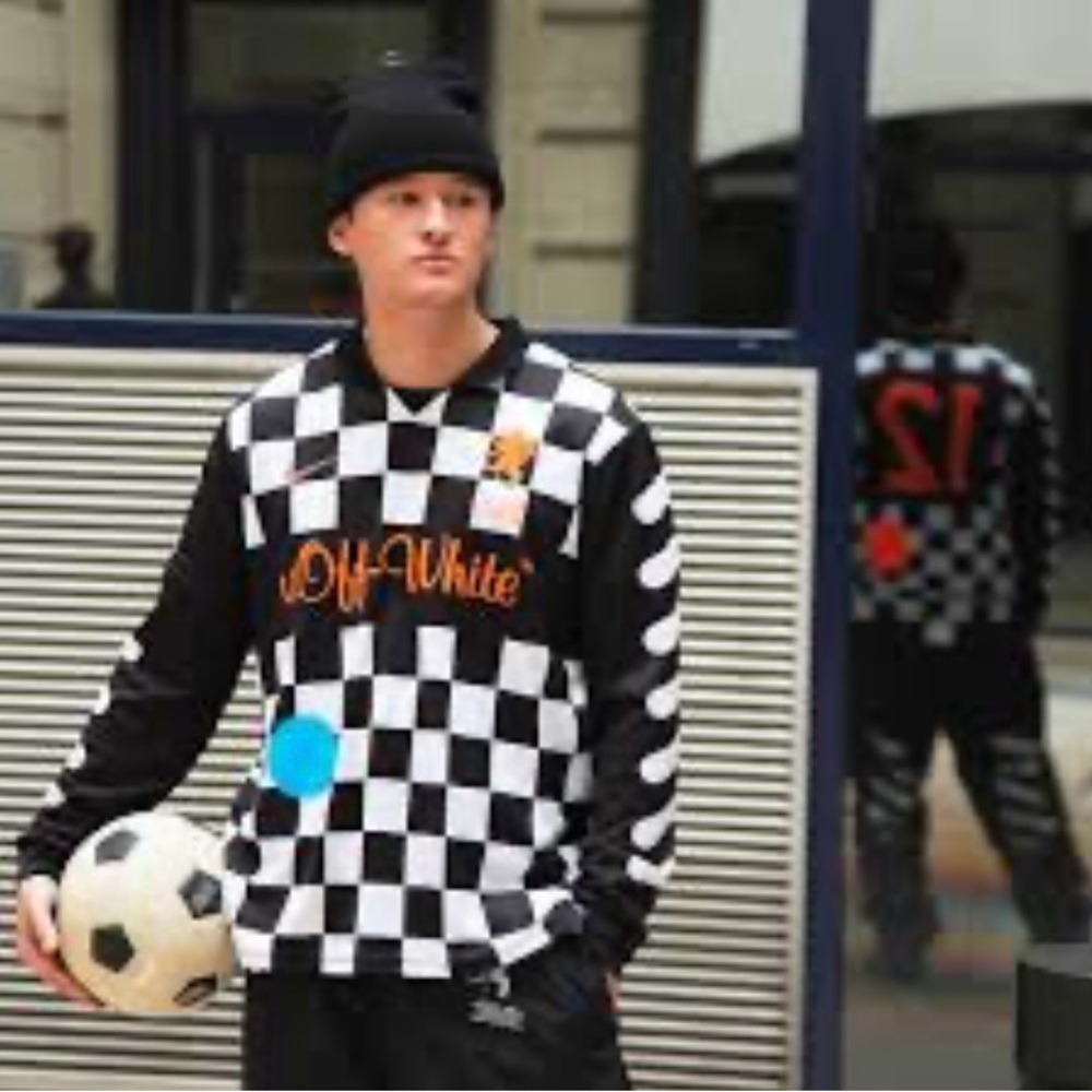 Off-White X Nike World Cup release soccer football jersey Sz XL EUC Mercurial - Picture 2 of 13